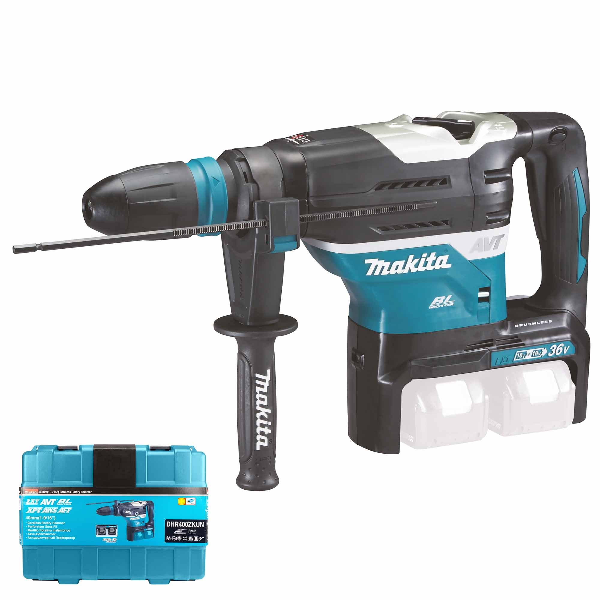 Makita DHR400zkun 18VX2 Demolition Hammer Hammer