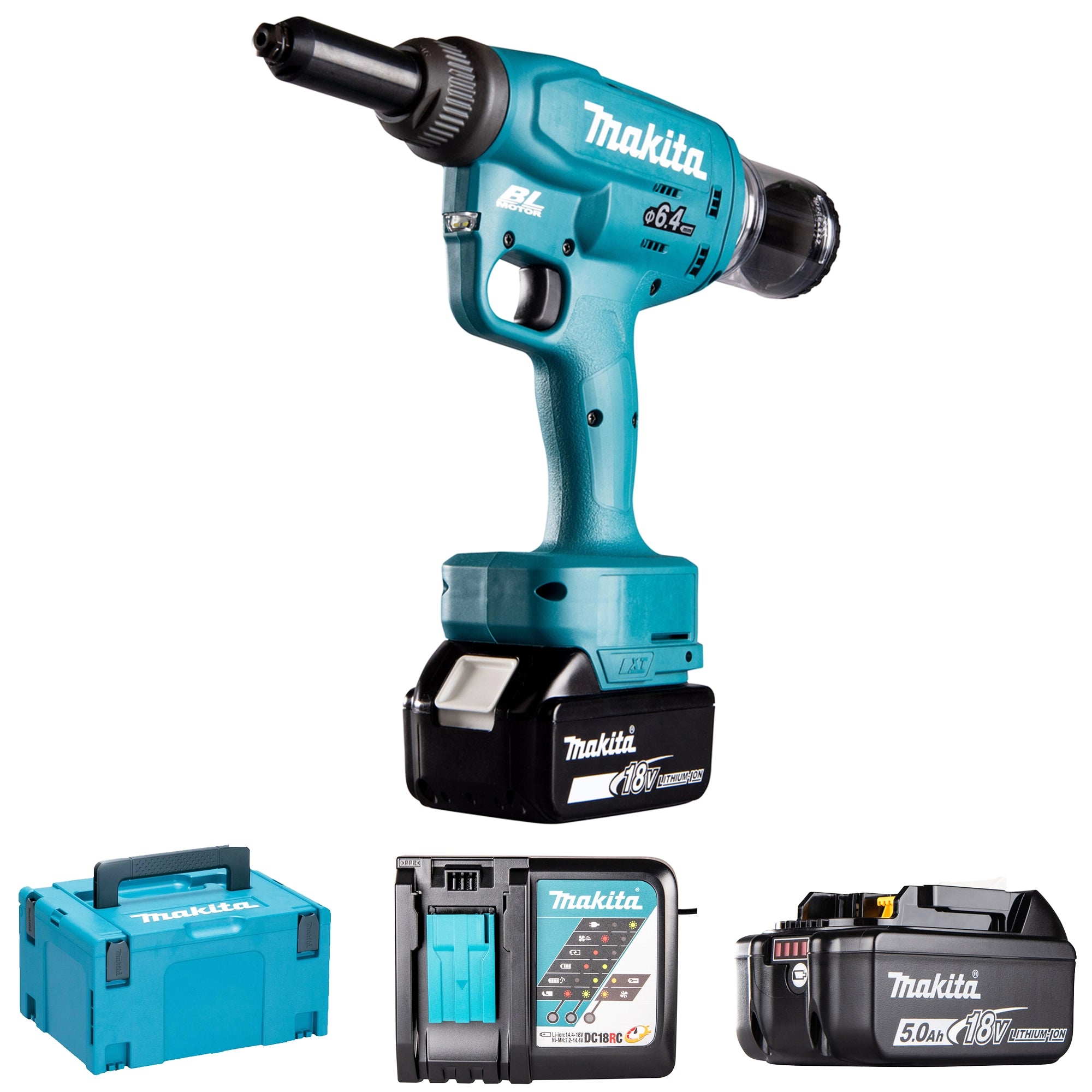 Rivettatrice Makita DRV250RTJ 18V 5Ah