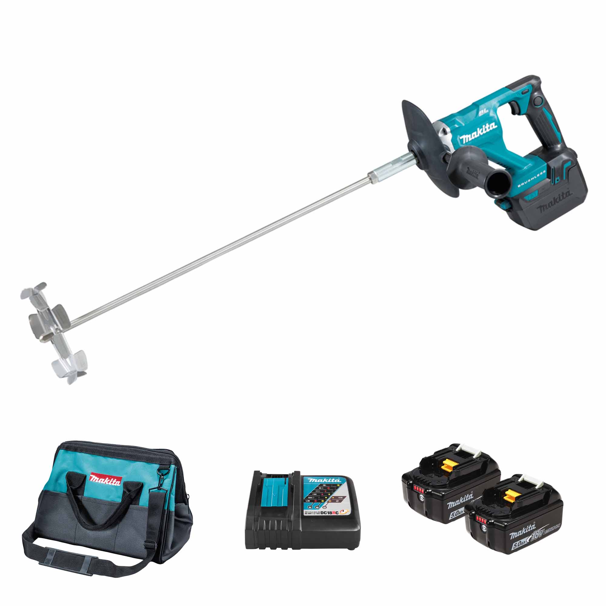 Makita Dut130RTE 18V 5Ah mixer