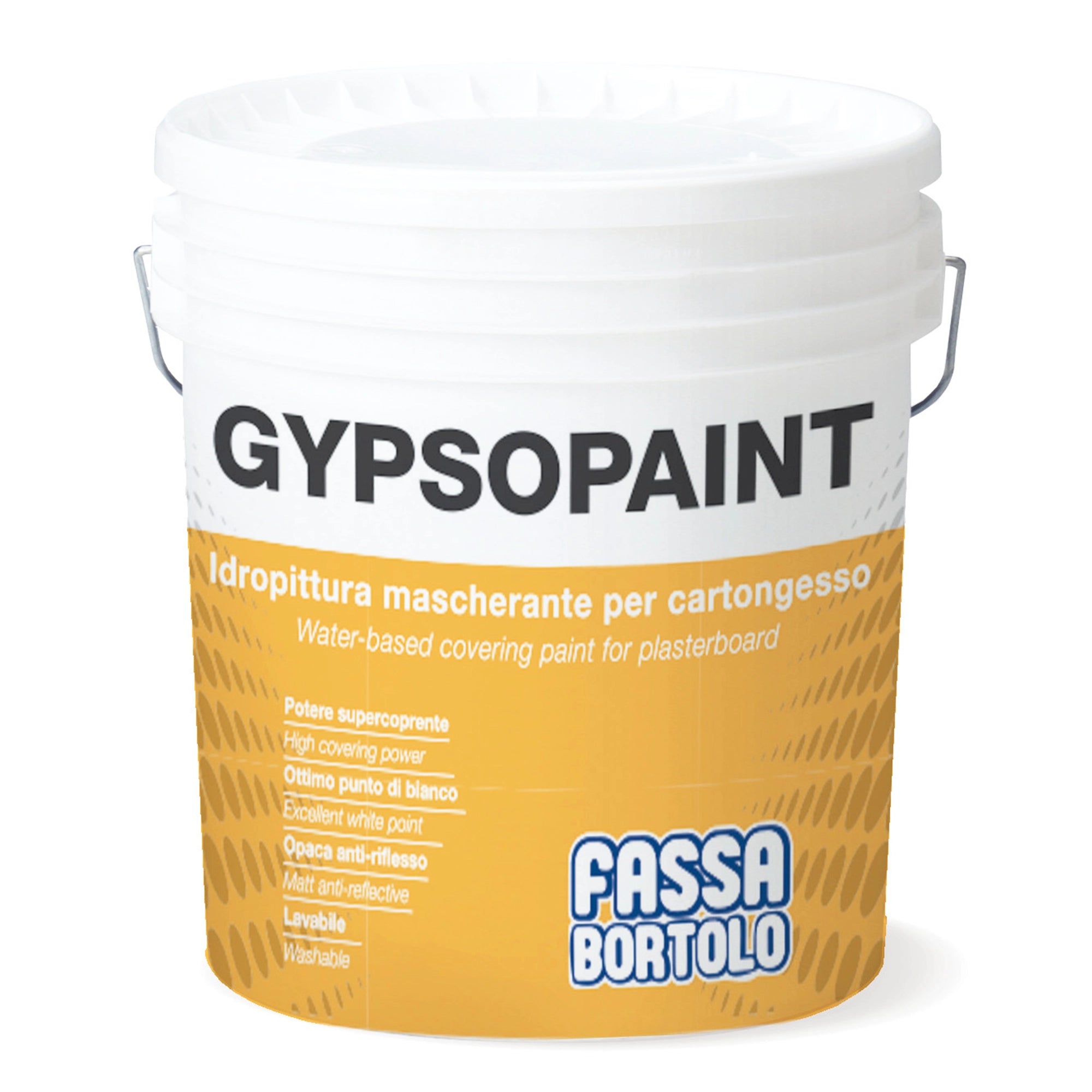 Pittura Lavabile Fassa Gypsopaint Bianca per cartongesso