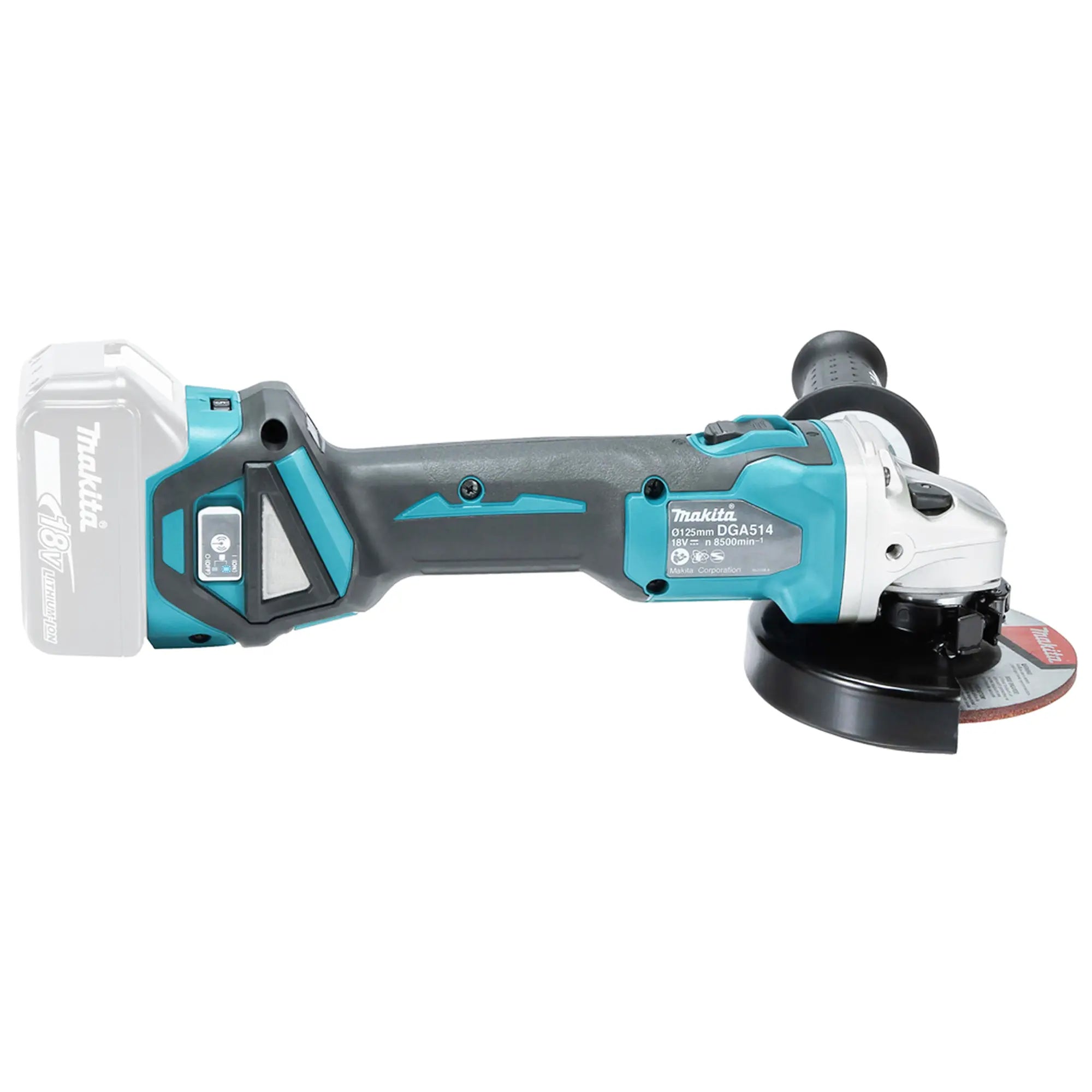 Smerigliatrice Makita DGA514RTJU 18V 5Ah