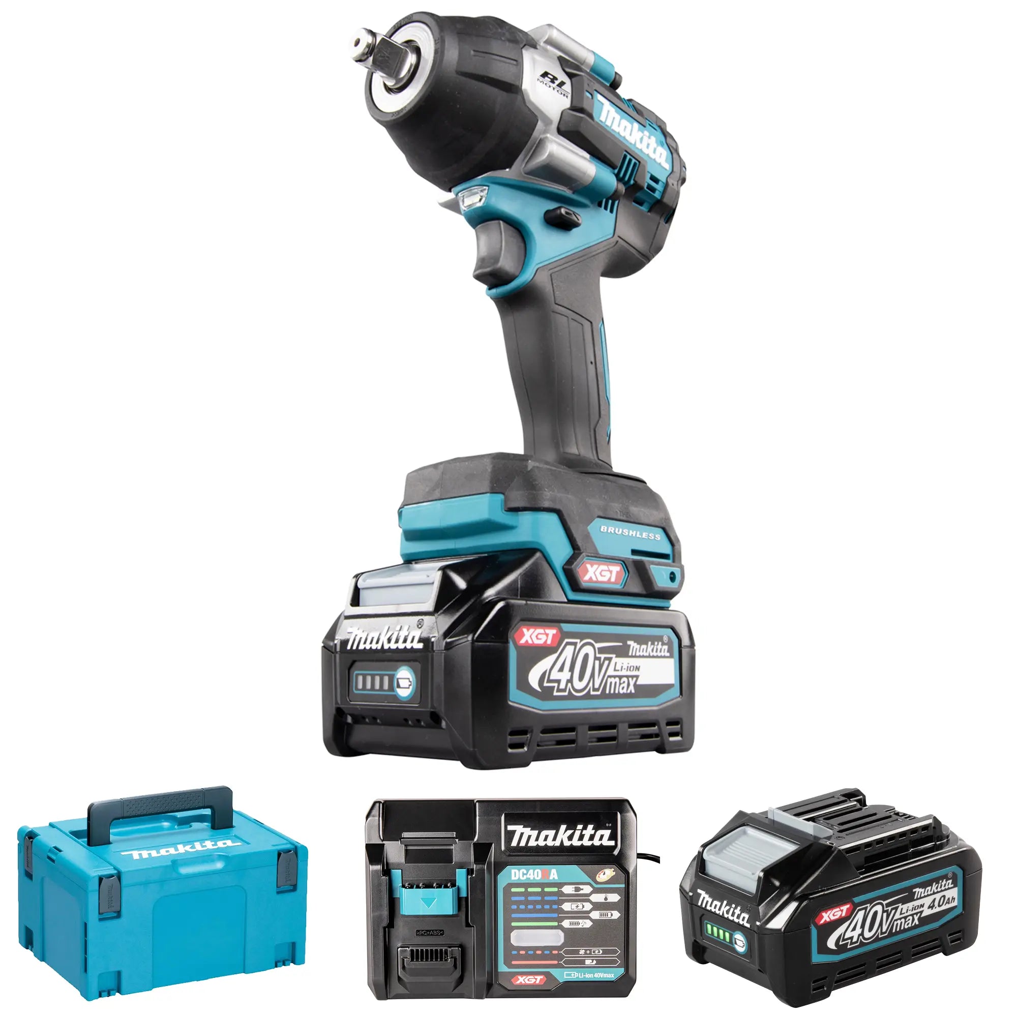 Avvitatore a Impulsi Makita TW007GM201 40V 4Ah