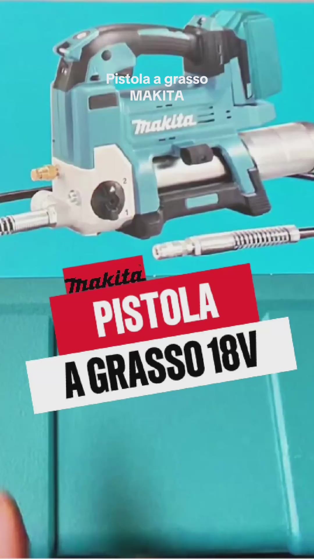 Pistola Grasso Makita DGP180RT 18V 5Ah