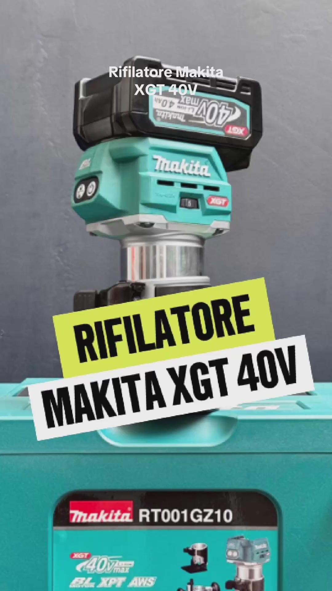 Rifilatore Makita RT001GZ10 40V