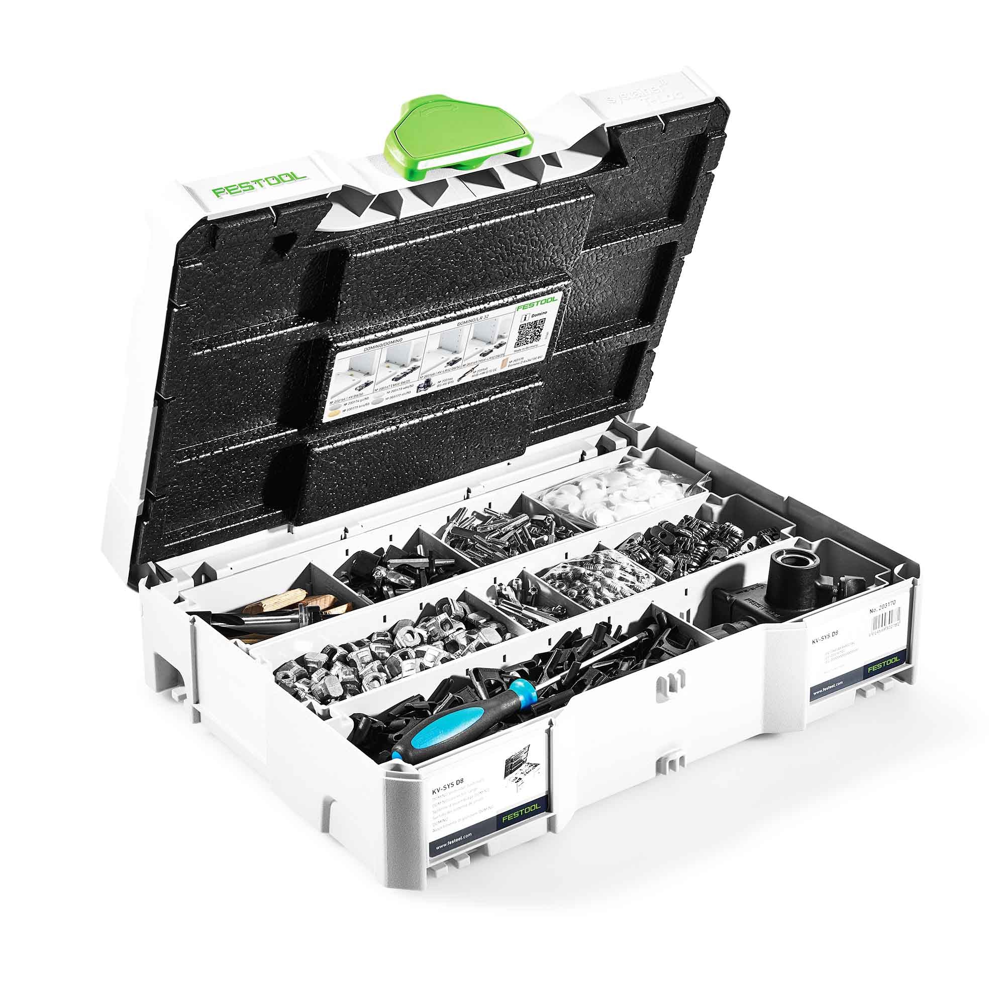 Assortimento giunzioni Festool DOMINO KV-SYS D8