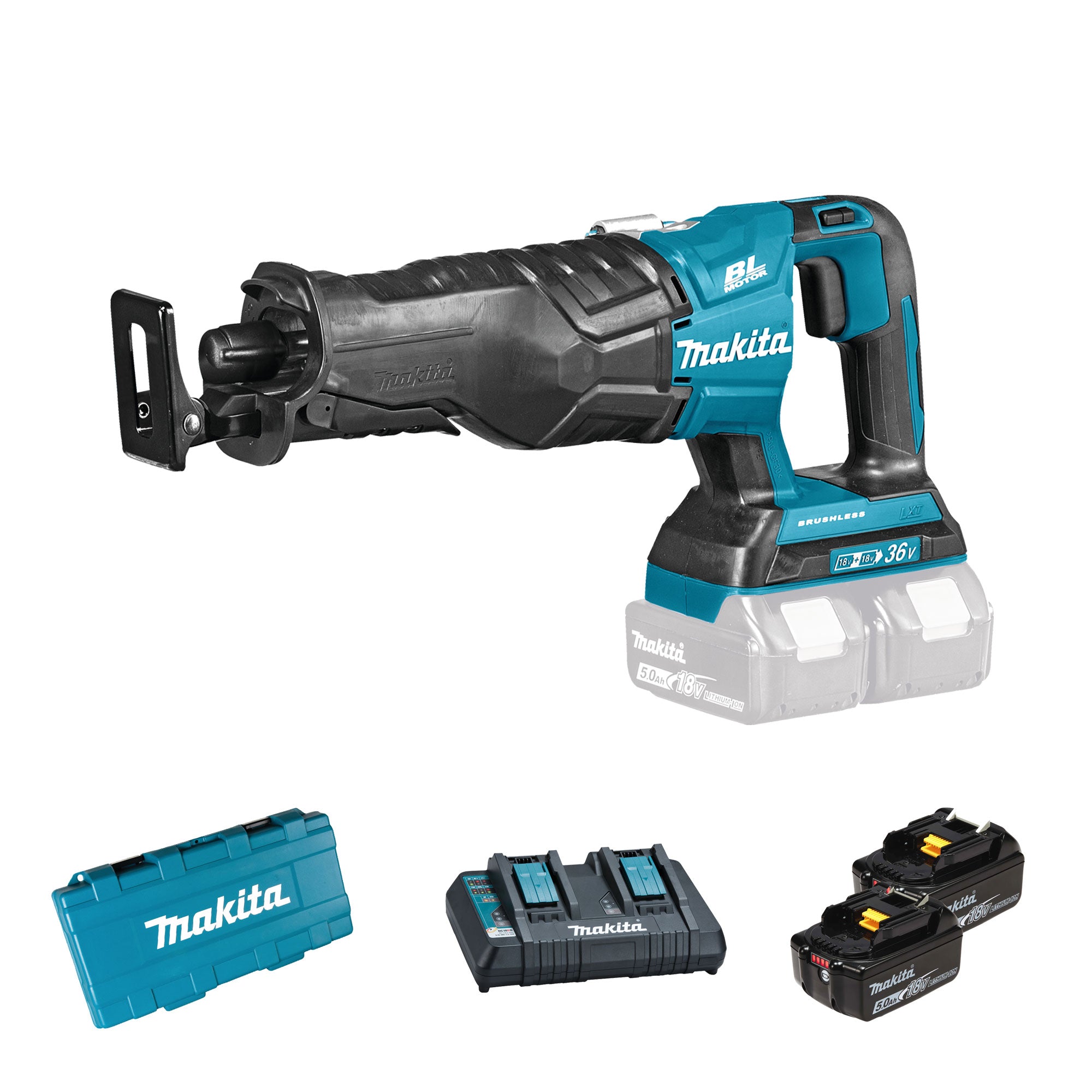 Seghetto diritto Makita DJR360PT2 18Vx2 5Ah