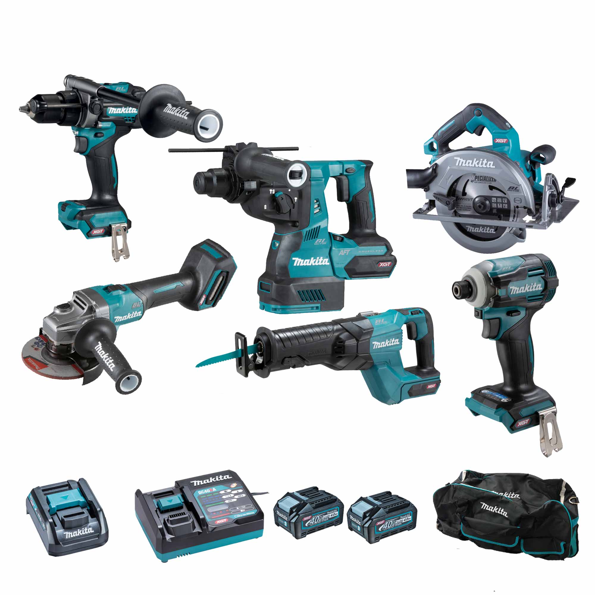 Combo Kit XGT Makita DK0115G601 40V 4.0Ah