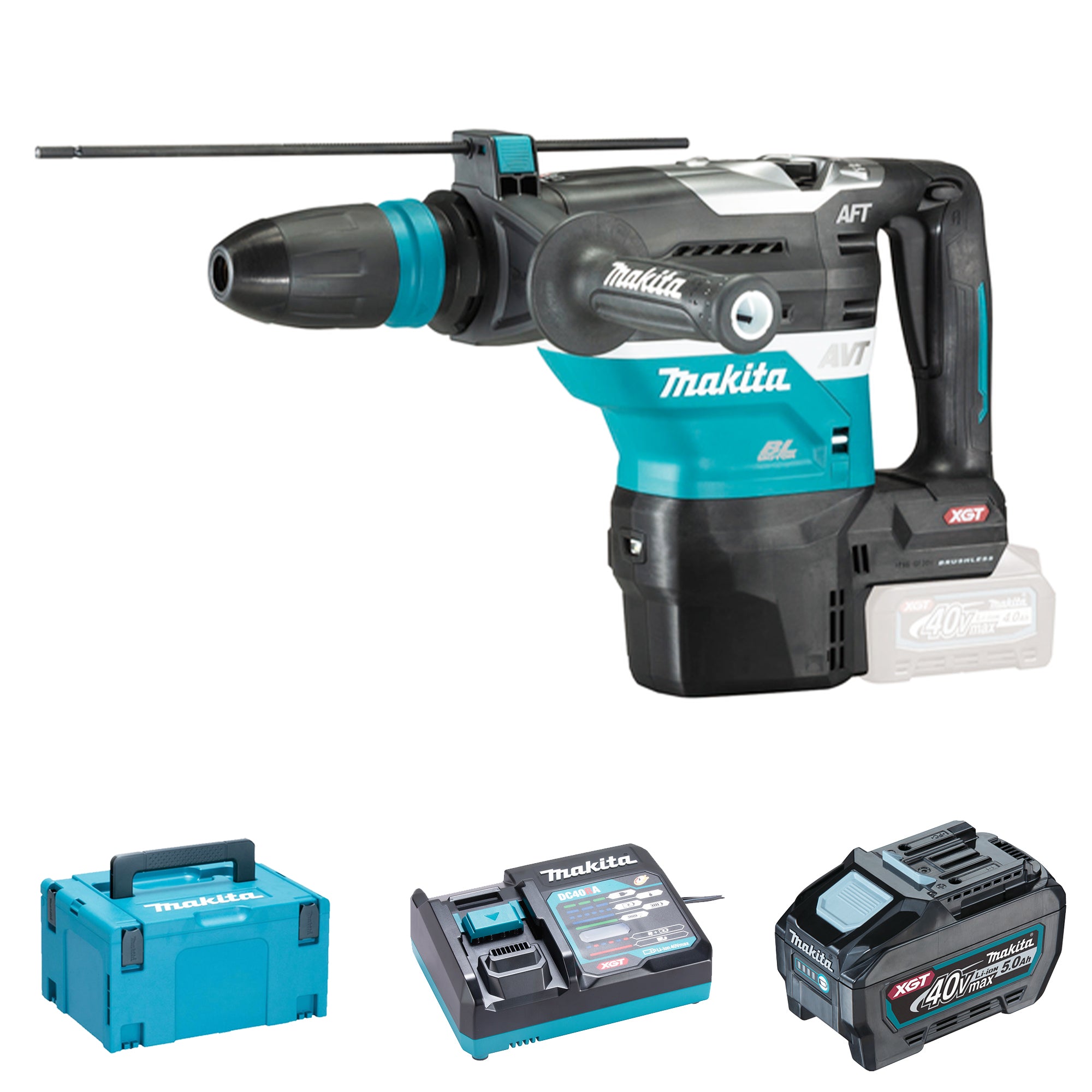 Martello Demolitore Rotativo Makita HR005GT202 40V 5Ah