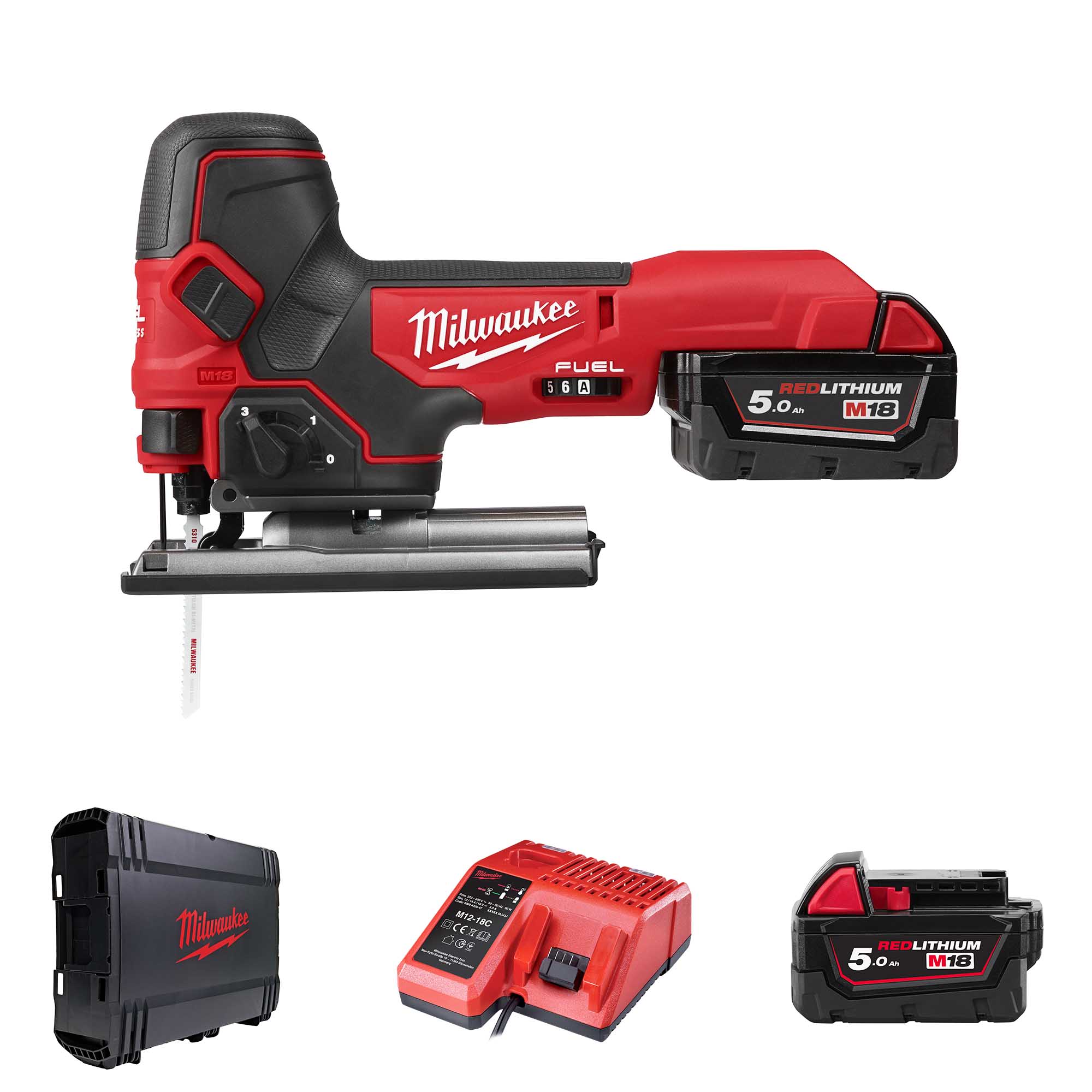 Seghetto Alternativo Milwaukee M18 FBJS-502X 18V 5Ah